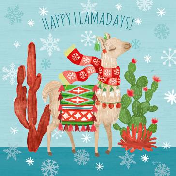 Lovely Llamas Christmas IV #47236 | ArtPosters